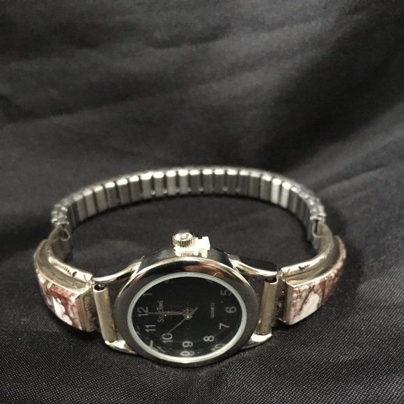 Wild Horse Turquoise Watch by Steve Francisco - Picture 2 of 3